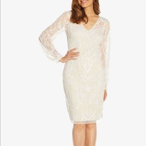 Adrianna Papell Beaded Cocktail Dress